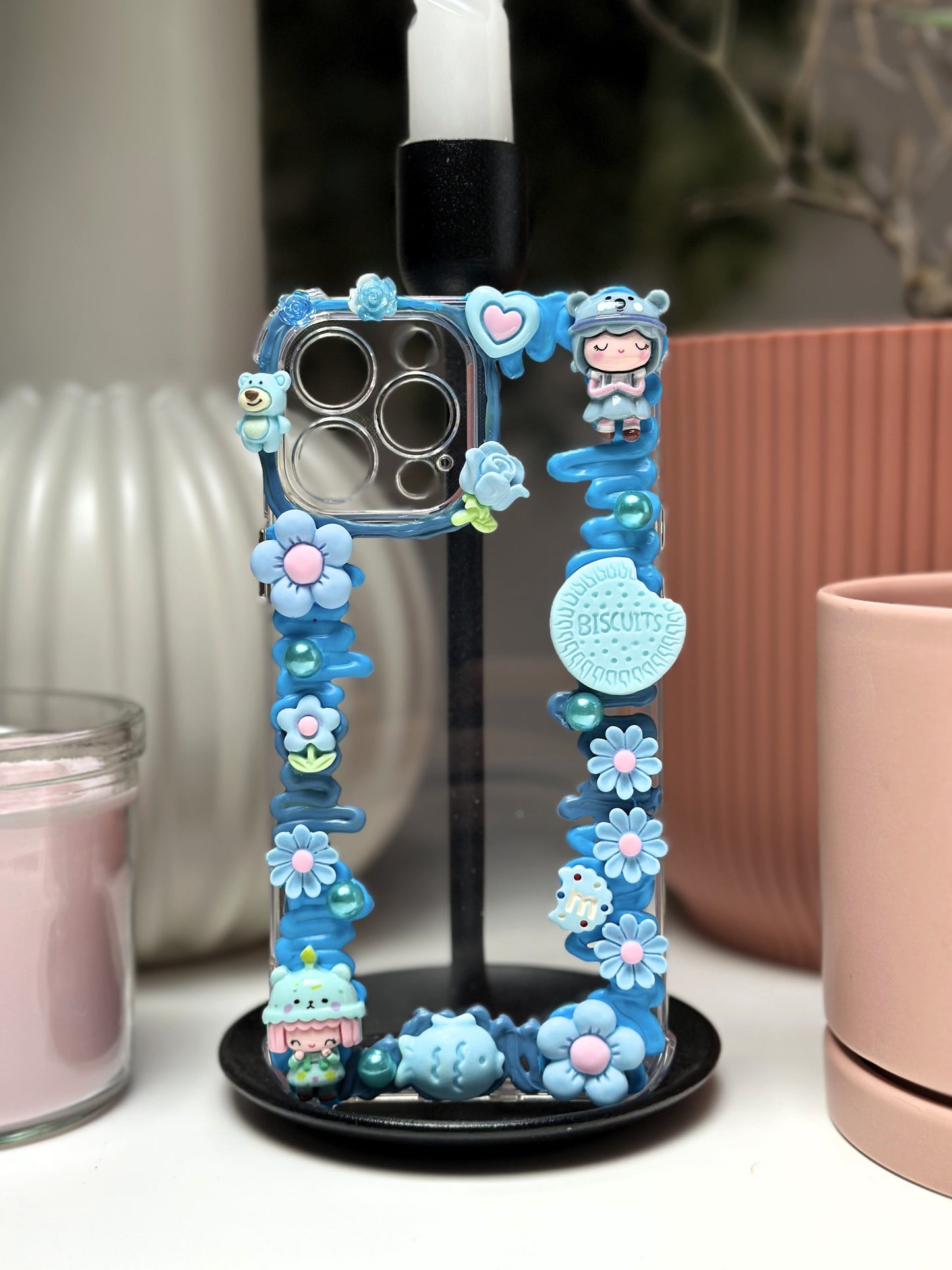 Coque téléphone Bleue