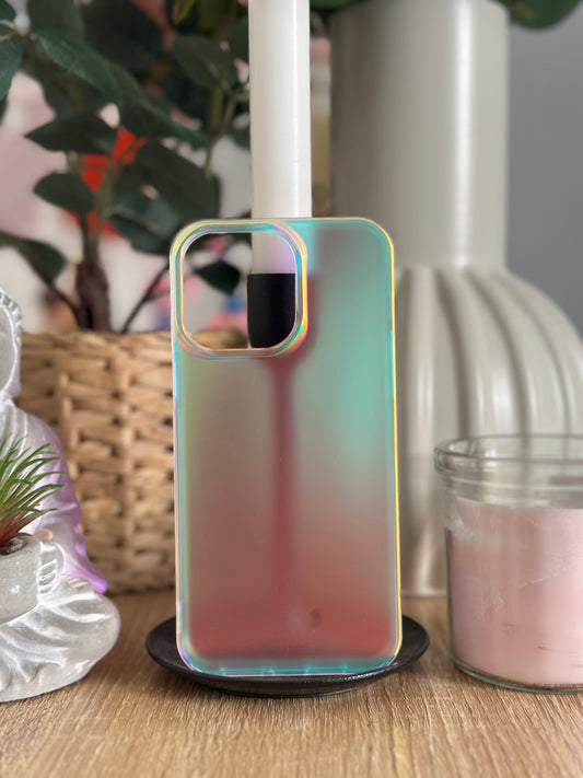 Coque téléphone Arc-en-ciel Blanche