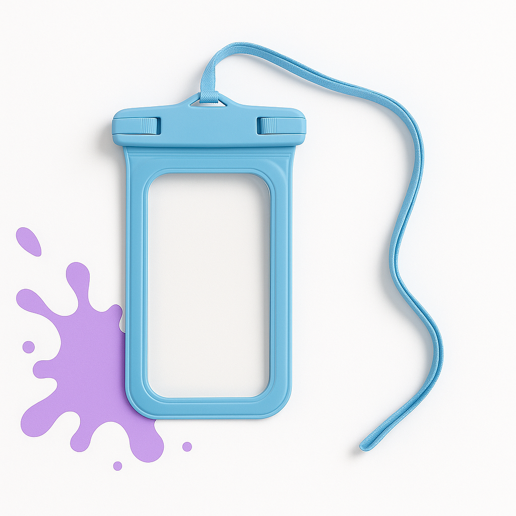 Pochette Étanche Bleu