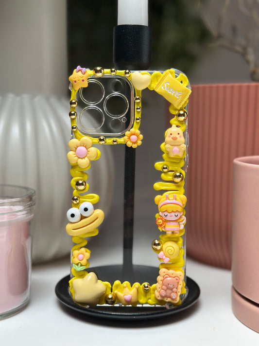 Coque téléphone Jaune