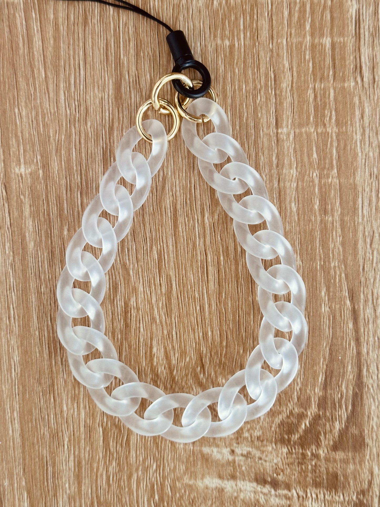 Chaîne de téléphone Chaîne Blanc