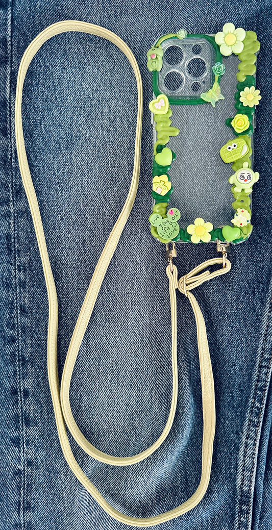 Lanière en Cuir Vert