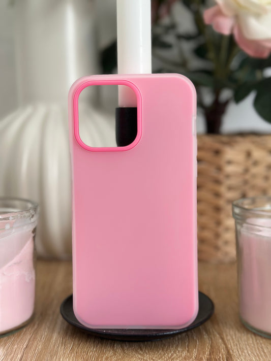 Coque téléphone Rose Foncé Pastel