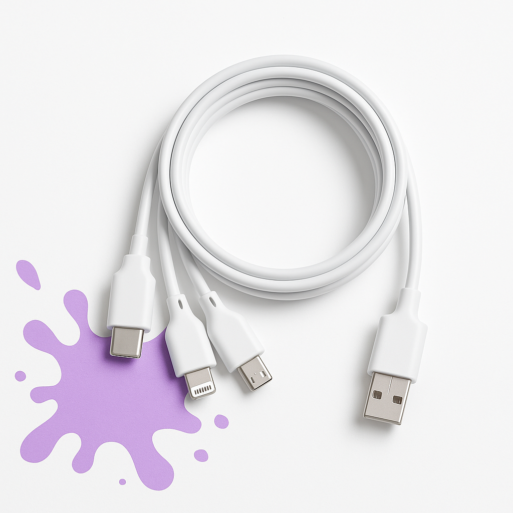 Câble Chargeur 3 en 1 USB-A