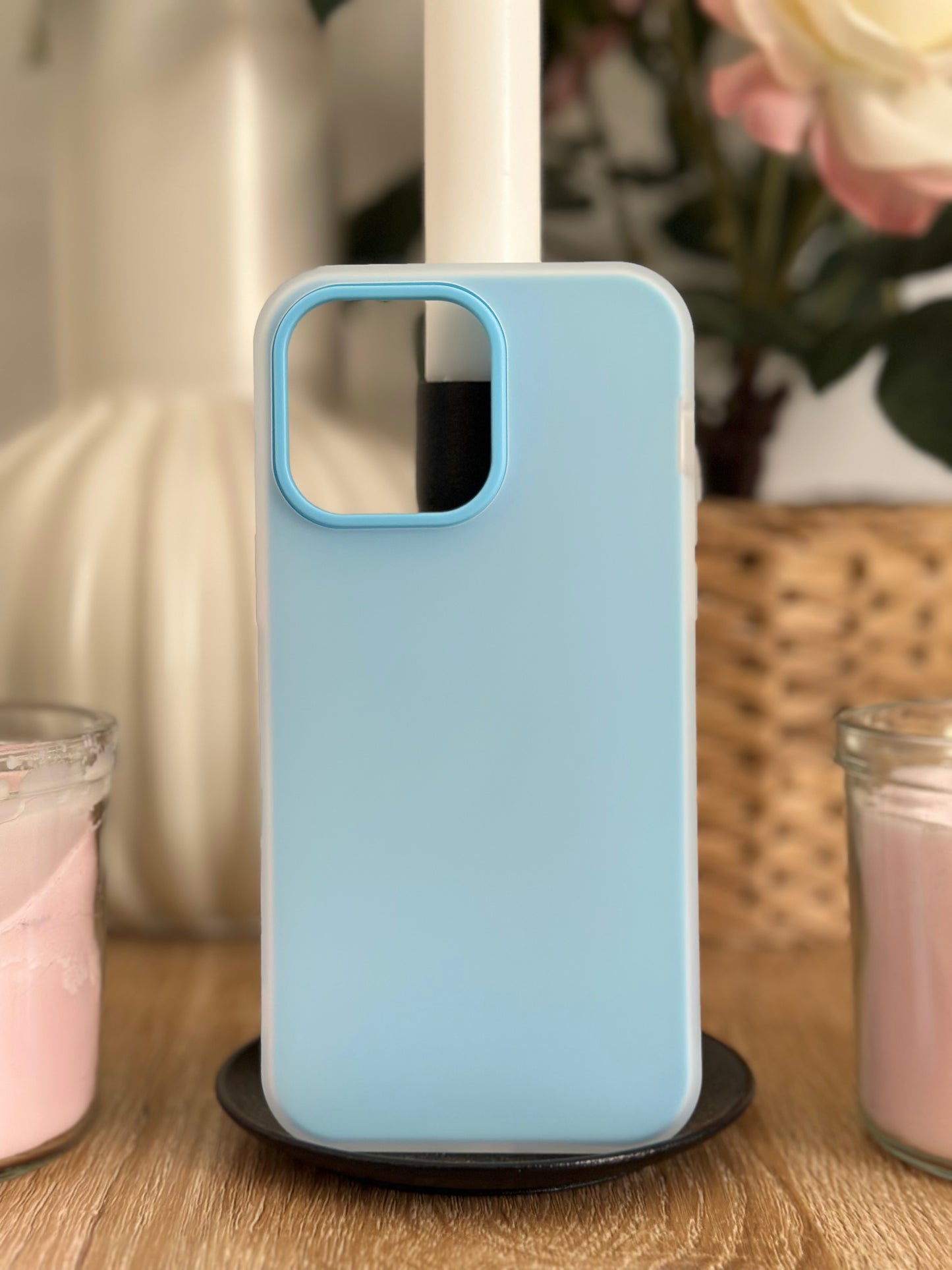 Coque téléphone Bleue Pastel