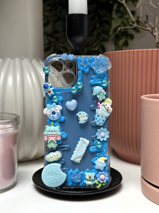 Coque téléphone Bleue