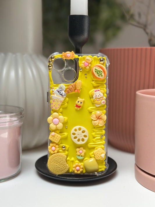 Coque téléphone Jaune