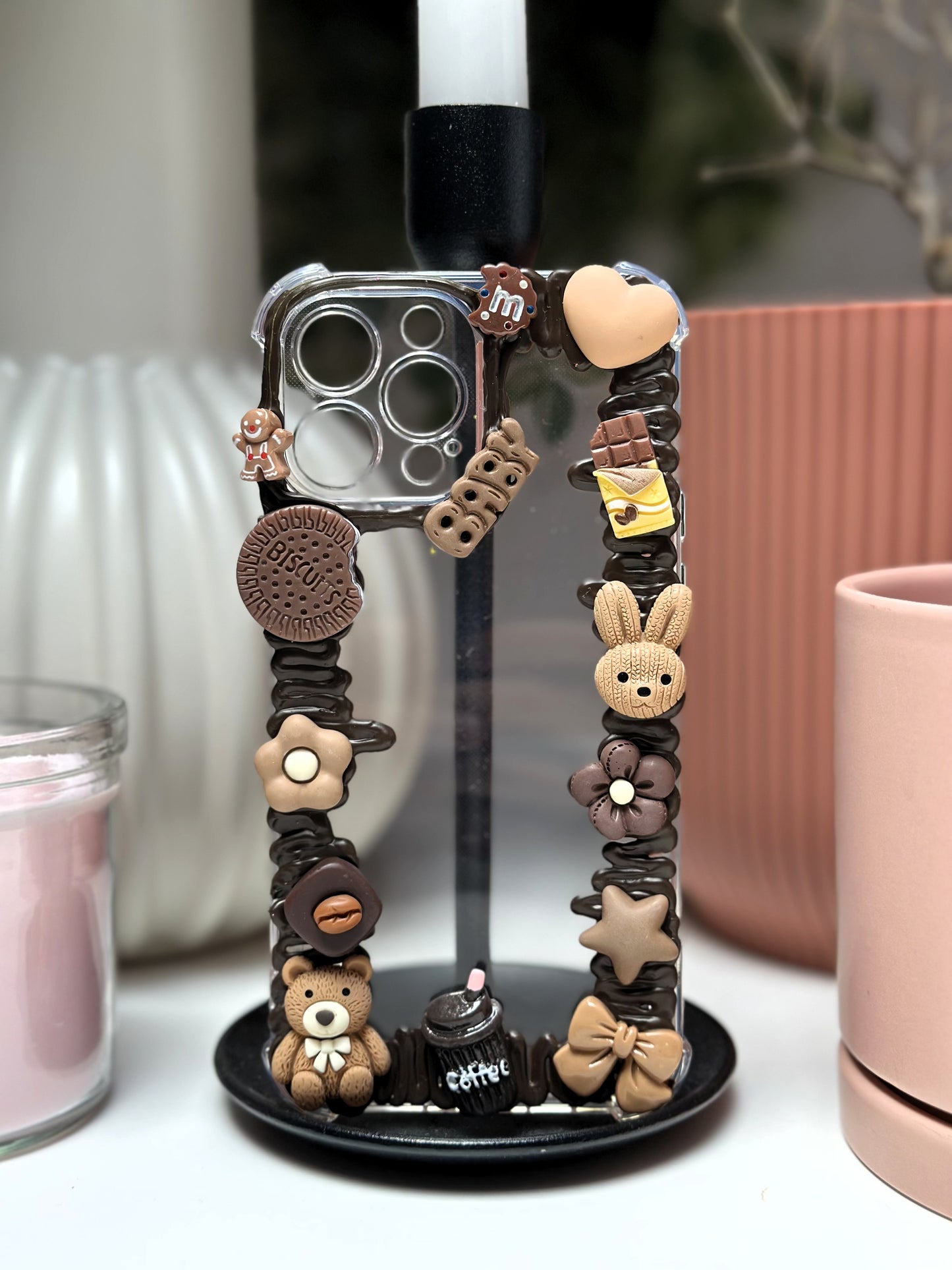 Coque téléphone Marron