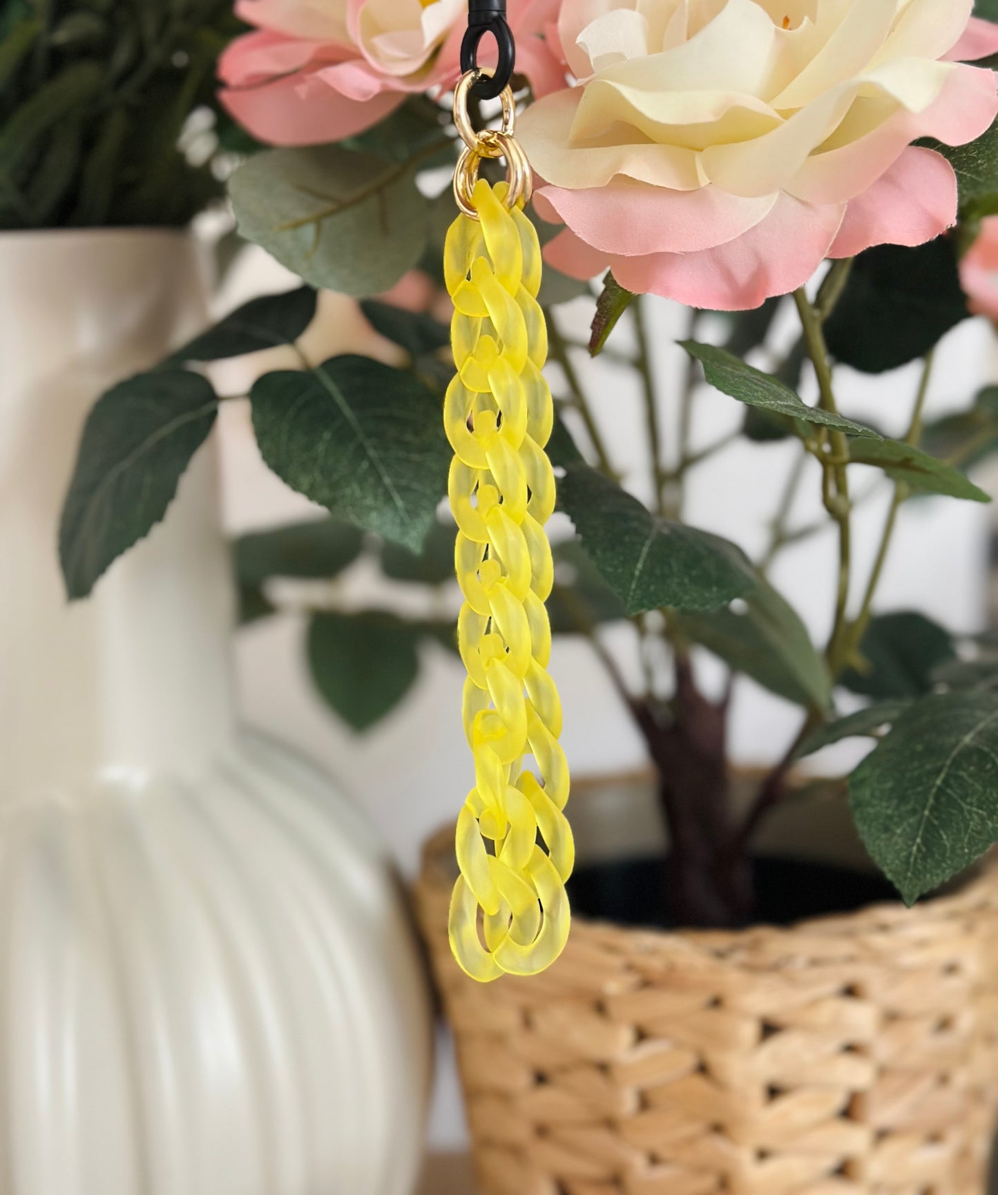 Chaîne de téléphone Chaîne Jaune