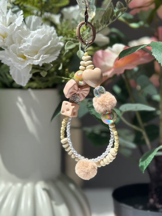 Chaîne téléphone Marron