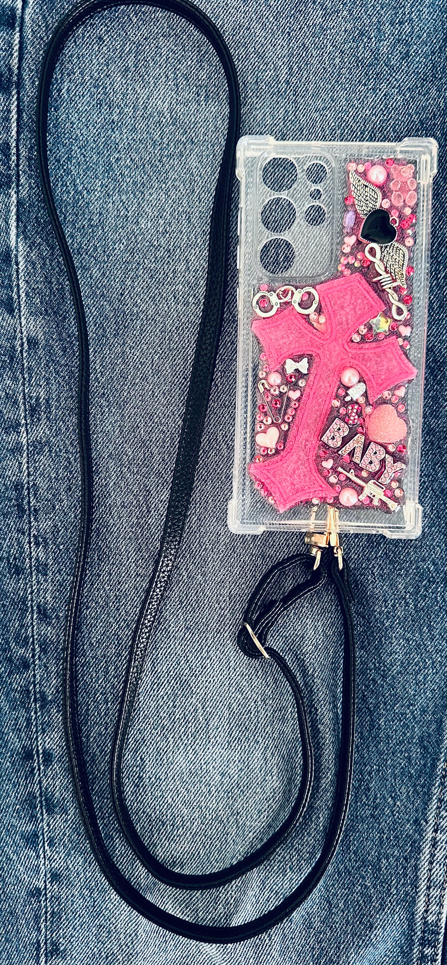 Lanière en Cuir Noir