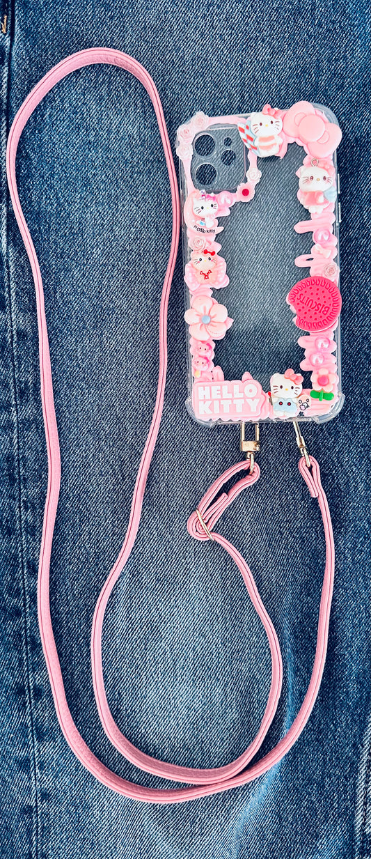 Lanière en Cuir Rose