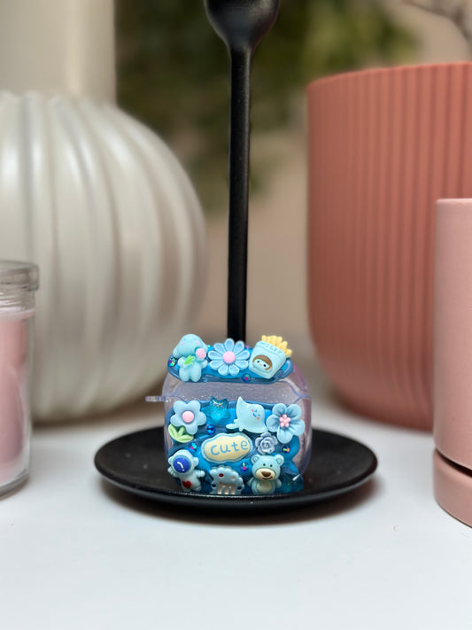 Coque écouteur Bleu