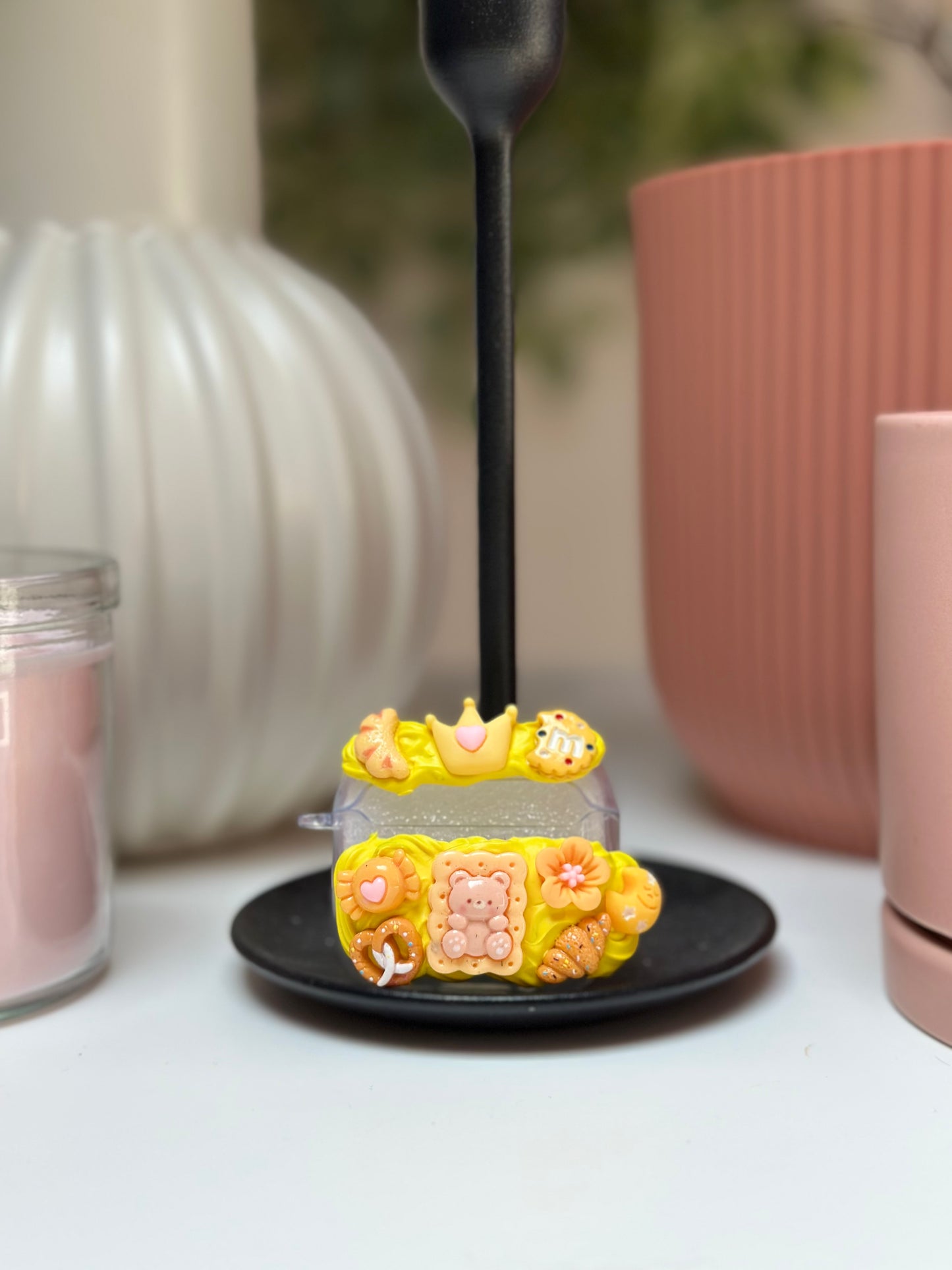 Coque écouteur Jaune