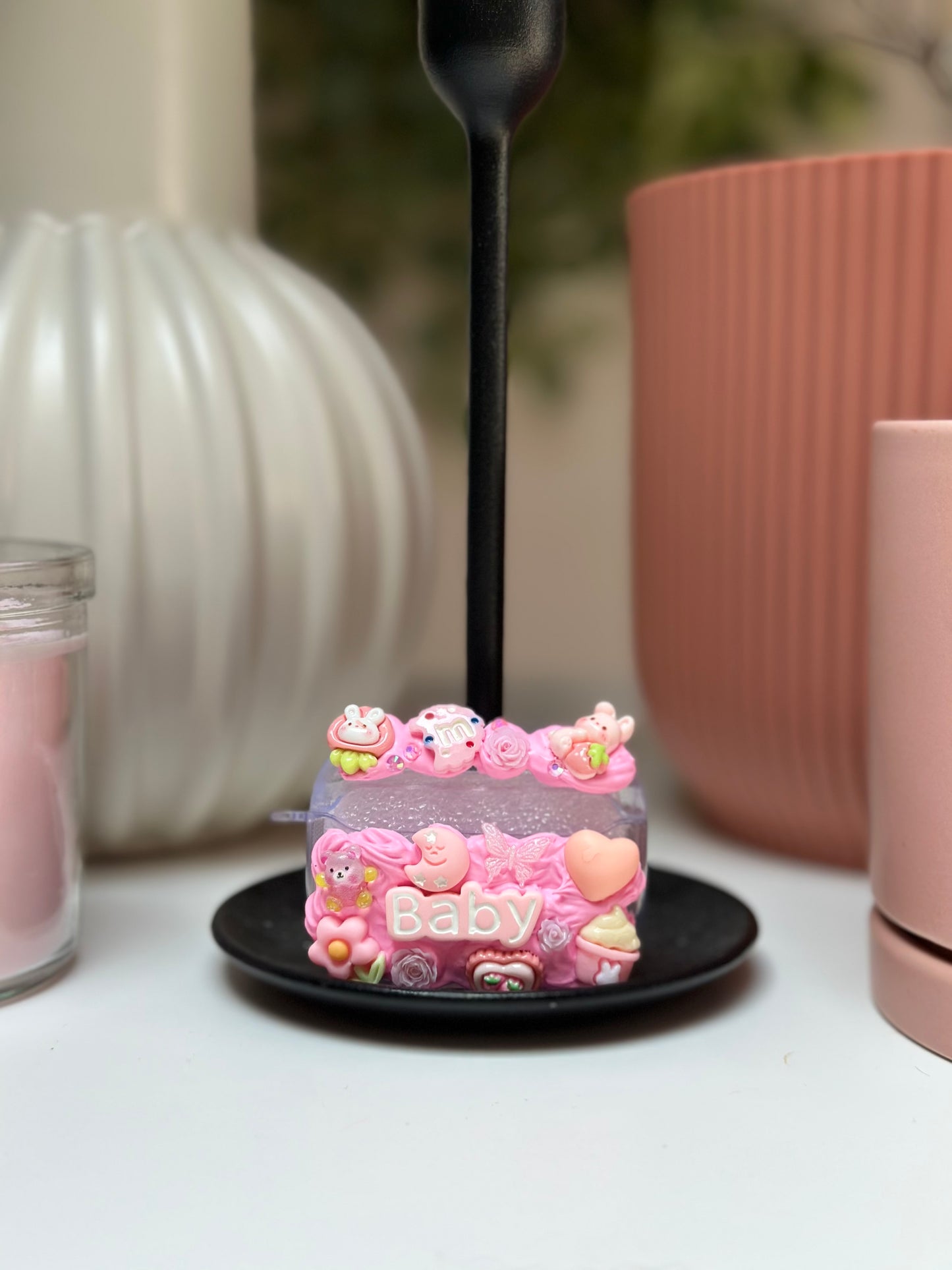 Coque écouteur Rose