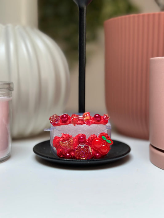 Coque écouteur Rouge