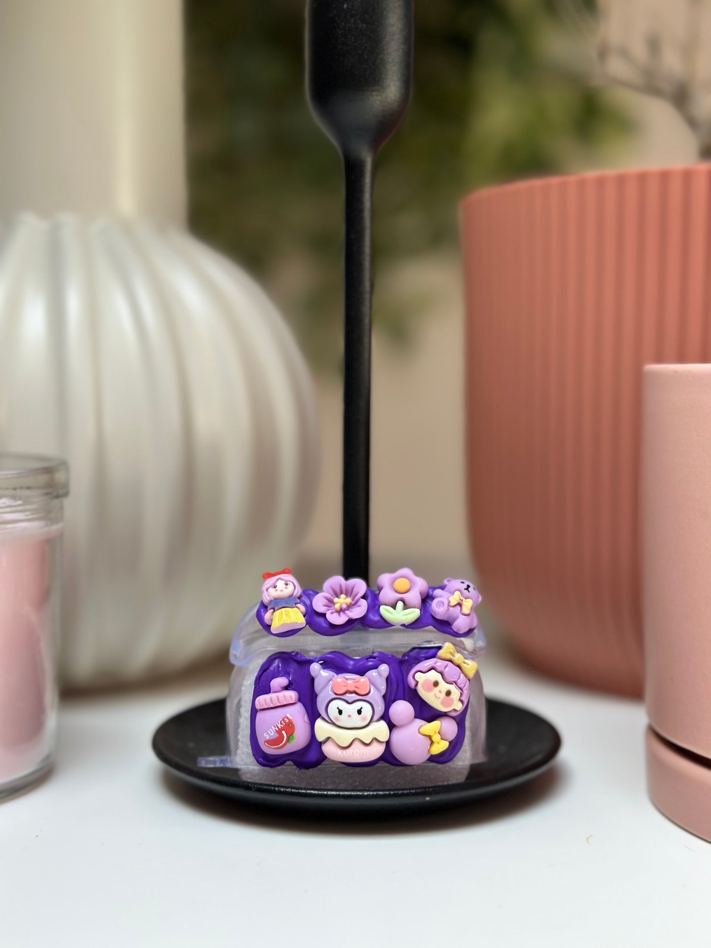 Coque écouteur Violet