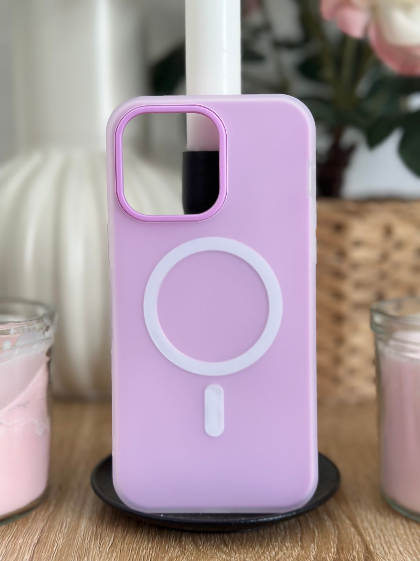 Coque téléphone Magsafe Violet Pastel