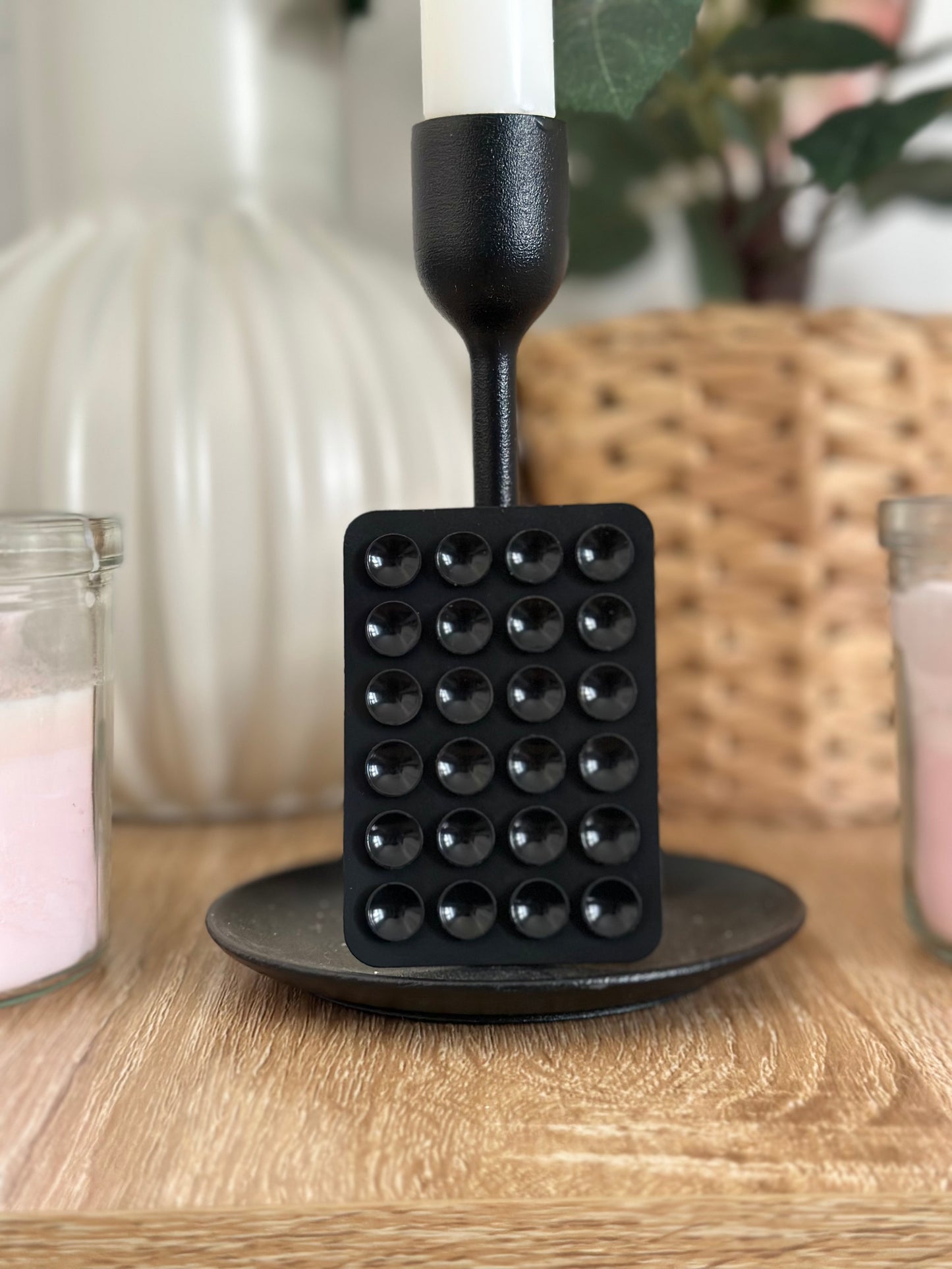 Ventouse téléphone Noir